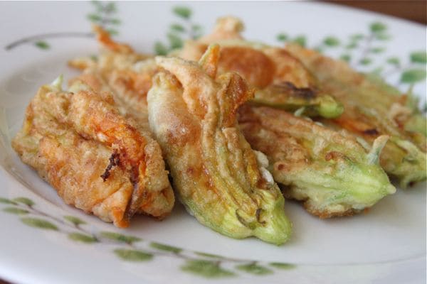 stuffed zucchini flower