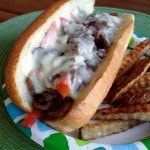 Easy Cheesesteak Sandwiches | AggiesKitchen.com #dinner #recipe #beef #sandwiches