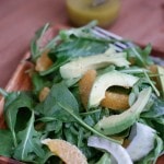 Spinach and Arugula Citrus Salad with Fennel and Avocado | www.aggieskitchen.com
