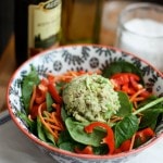 Avocado-Tuna Spinach Salad | AggiesKitchen.com