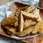 Kicked Up Oven Baked Steak Fries | AggiesKitchen.com
