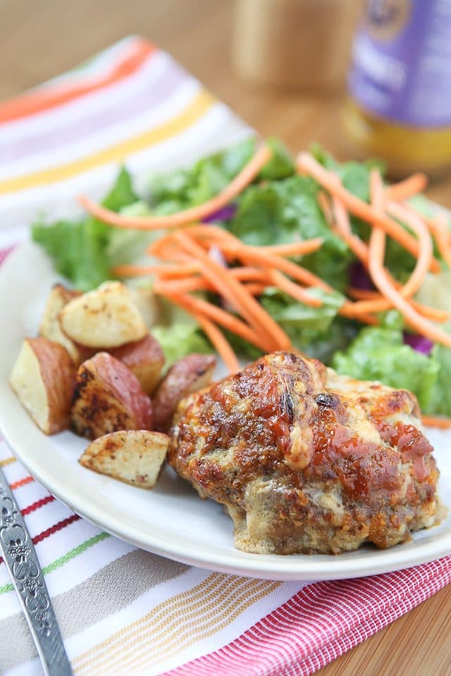 This Mini Honey Mustard Meatloaf recipe is always a hit it my house! Great for a weeknight dinner, these are so easy to make, and quick to get to the table.