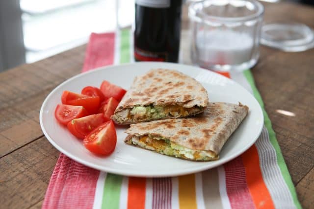 Chicken Pesto Quesadillas are simple and quick to make using just a few staple ingredients. These are a favorite in my house!