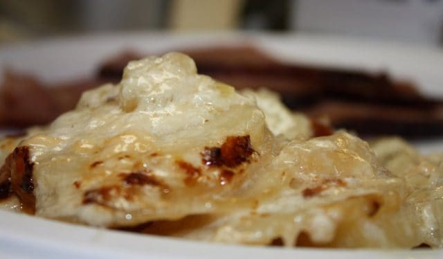 Serve this flavorful Potato-Fennel Gratin for your next holiday meal. It's a recipe from from one of my favorite cookbooks - Ina Garten's Barefoot Contessa Cookbook.