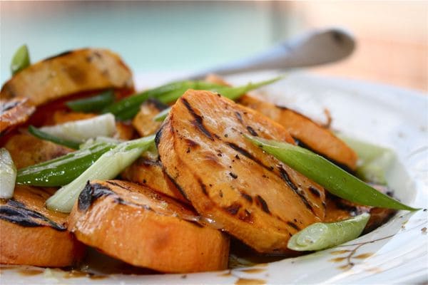 Grilled Sweet Potato Salad