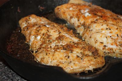 Cast Iron Fish Dish