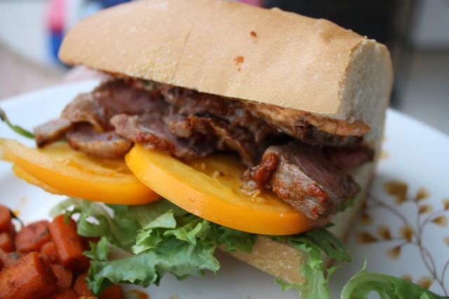 Harissa Steak Sandwich