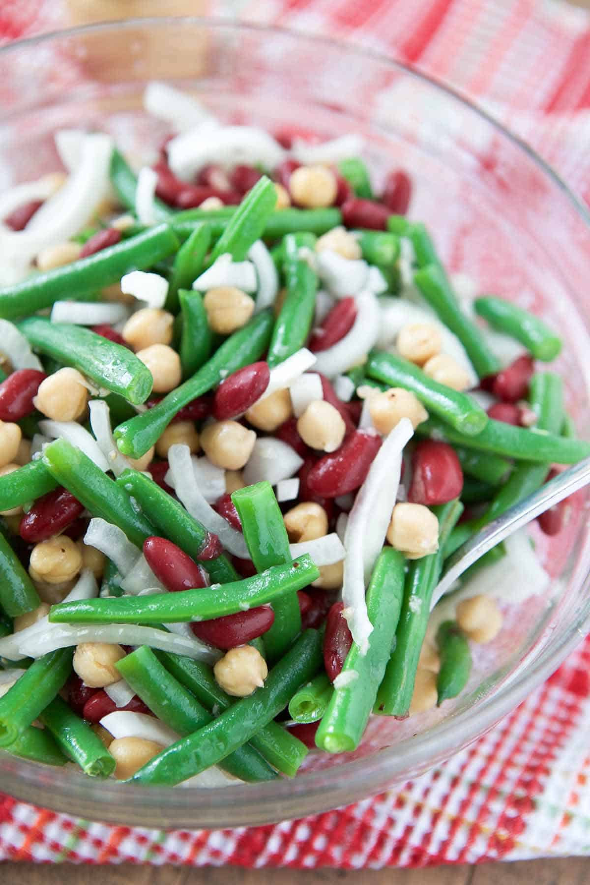 Three Bean Salad with Vidalia Onion