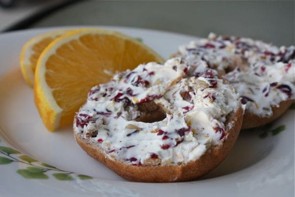 This Cranberry Nut Cream Cheese Spread is a festive addition to your breakfast or brunch this holiday season!