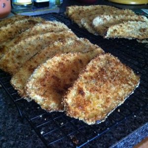 Baked Breaded Eggplant