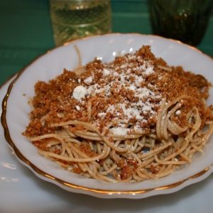 Sicilian Spaghetti with Breadcrumbs