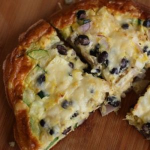 Garden Black Bean Frittata