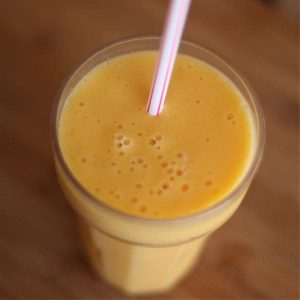 You Are My Sunshine Smoothie - my daughter's favorite smoothie