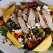 Grilled Chicken Summer Salad with Mango