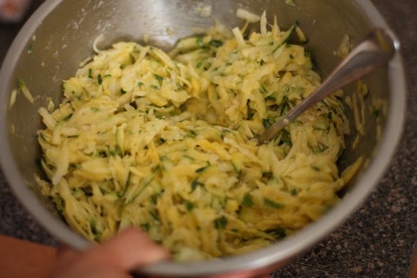 Summer Squash Fritters made with zucchini and yellow squash are a great way to use up your summer squash and zucchini.