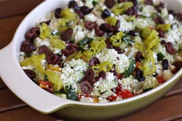 Pull out the pita chips and dig into this Layered Greek Hummus Dip recipe. One of my favorites and always a hit at parties!