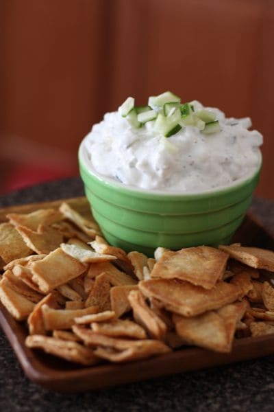 Cucumber and Feta Greek Yogurt Dip