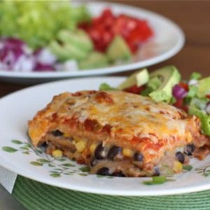 Bush's Two-Bean Vegetarian Mexican Lasagna