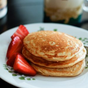 Orange-Vanilla Greek Yogurt Pancakes