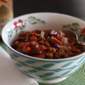 Bush's Two-Bean Turkey and Vegetable Chili