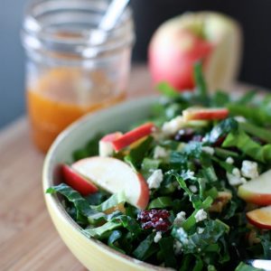Kale and Chard Green Power Salad || Aggie's Kitchen