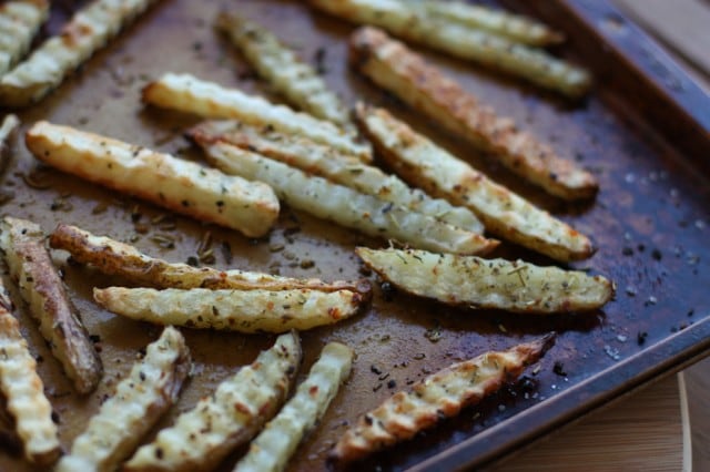 Perfectly Baked Italian Herb French Fries