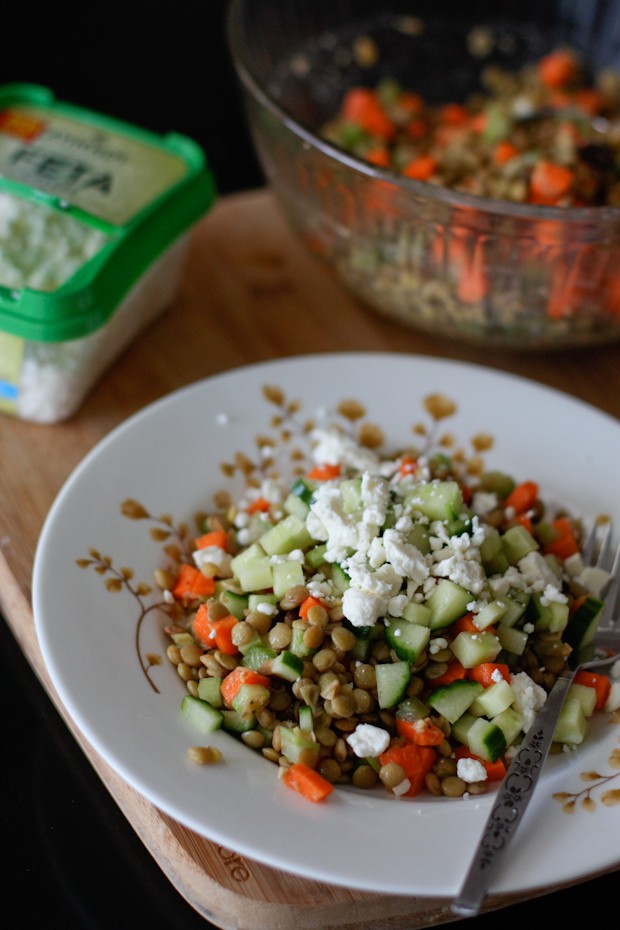 Mediterranean Lentil Salad - Vegetarian Recipe