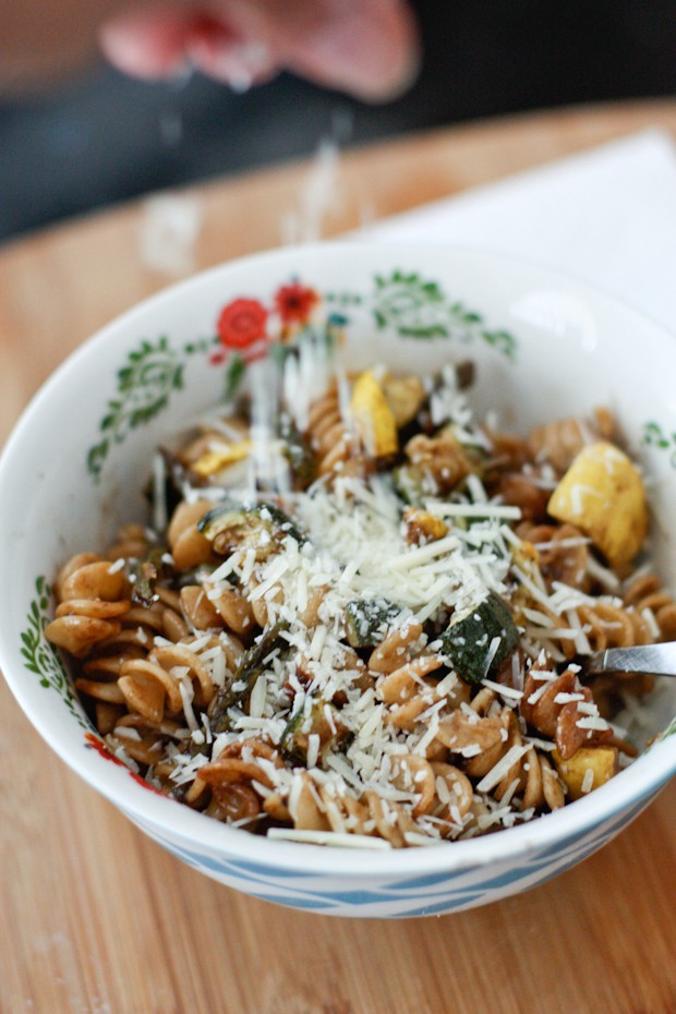 Roasted Vegetable Whole Wheat Pasta Salad