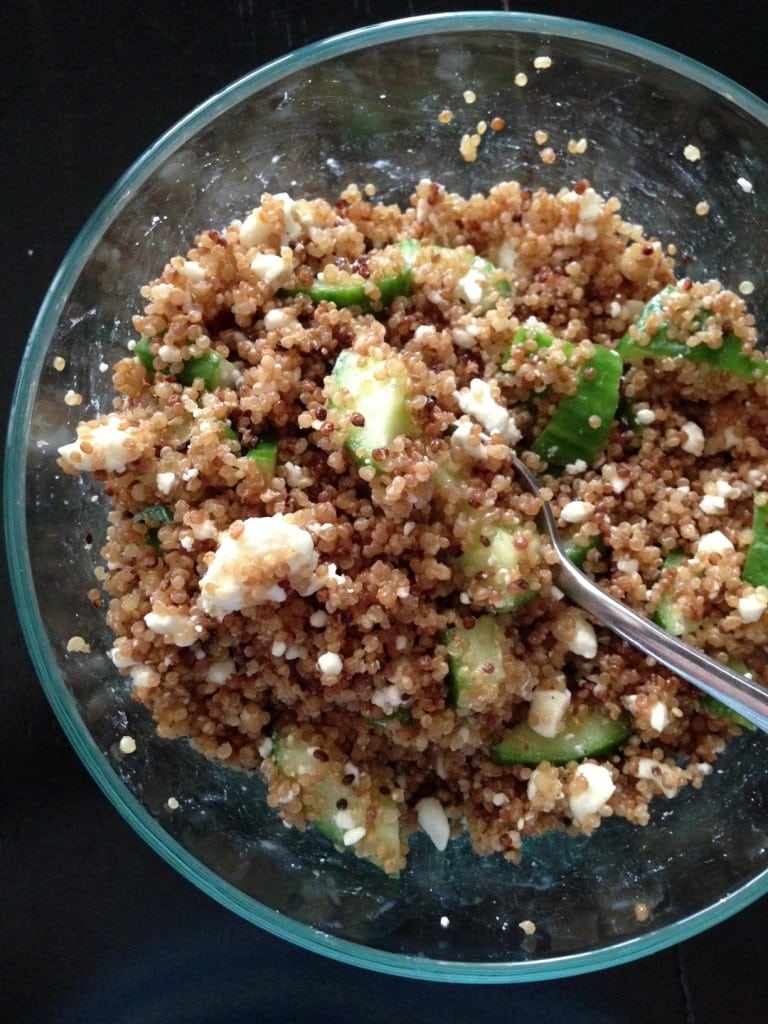 Cool Cucumber and Quinoa Salad | Aggie's Kitchen