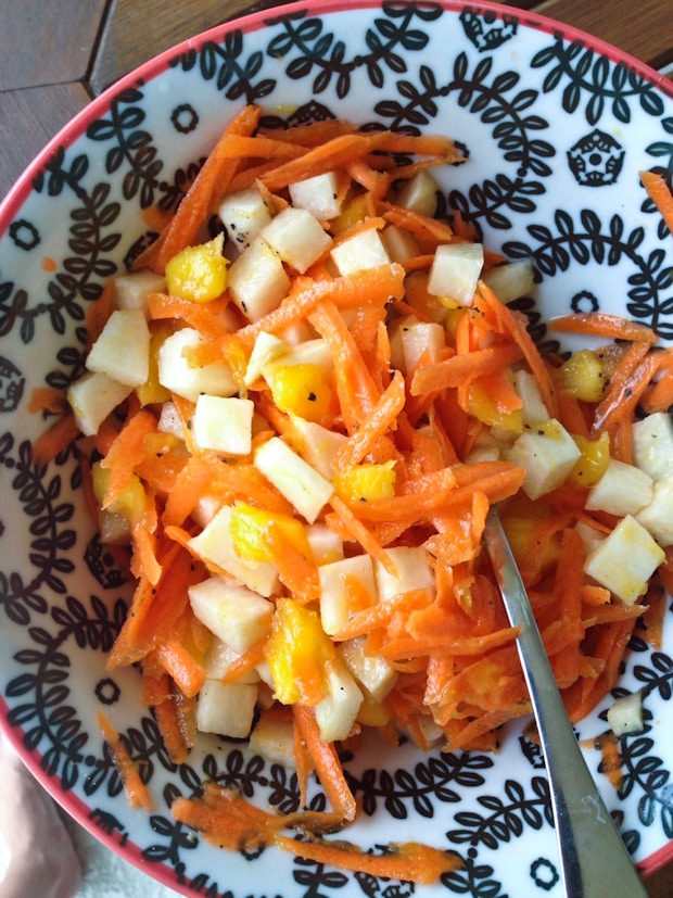 Jicama Carrot and Mango Salad | Aggie's Kitchen