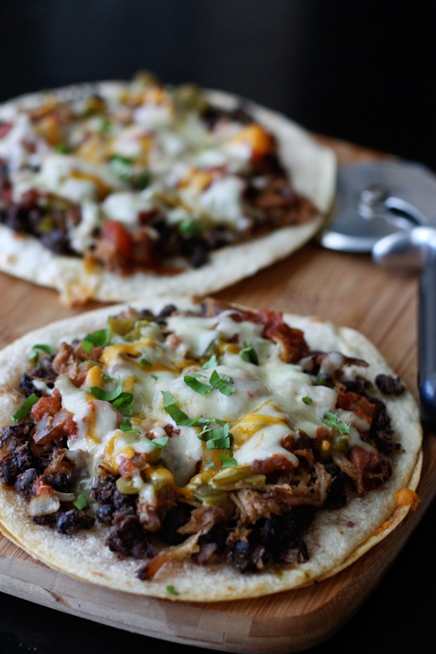 Mexican Black Bean Pizza