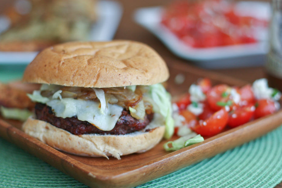 How to grill bison burgers