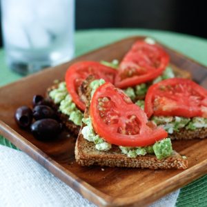 Avocado Feta Toast | AggiesKitchen.com #avocado #healthy