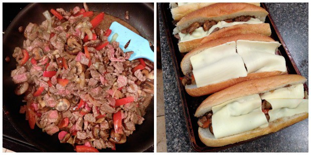 Easy Cheesesteak Sandwiches