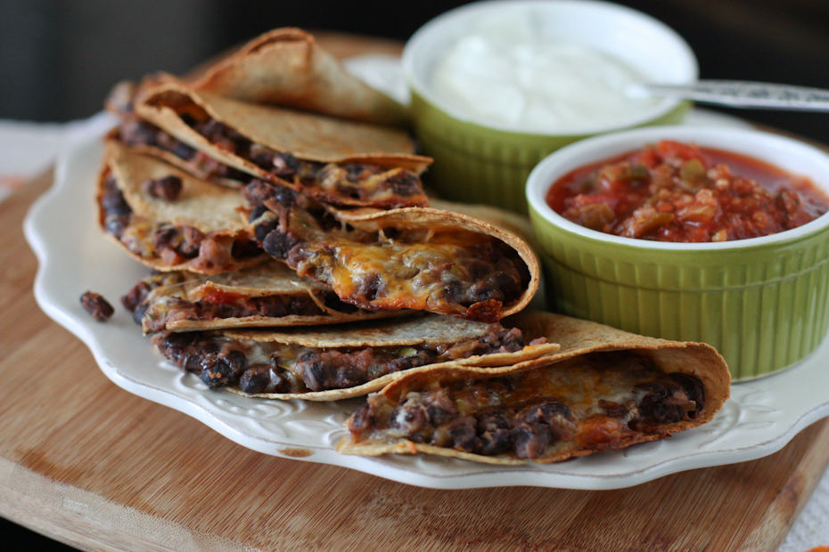 Simple Sheet Pan Chicken and Black Bean Quesadilla - Kim Schob