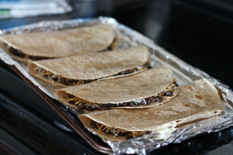 Simple Sheet Pan Chicken and Black Bean Quesadilla - Kim Schob