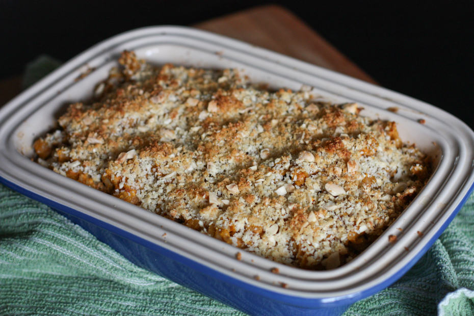 Pumpkin-Ricotta Whole Wheat Pasta Bake