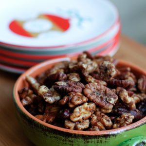 Gingerbread Spiced Nuts | www.aggieskitchen.com