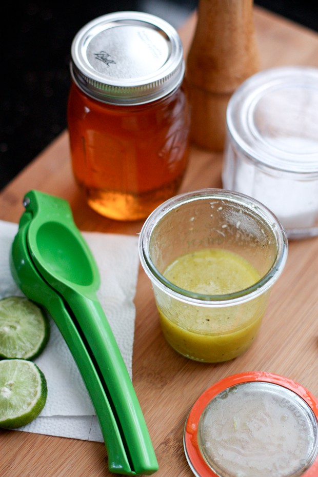 Use this Honey, Garlic and Lime Vinaigrette as a marinade for grilled chicken or seafood, or a dressing for your next salad. Fresh and delicious!
