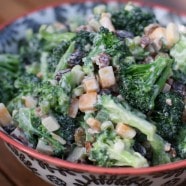 Lightened Up Broccoli Salad | AggiesKitchen.com