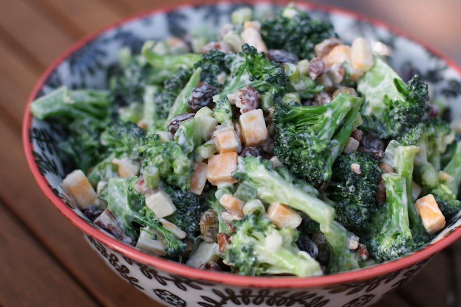 Lightened Up Broccoli Salad