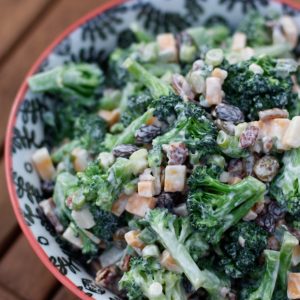 Lightened Up Broccoli Salad | AggiesKitchen.com