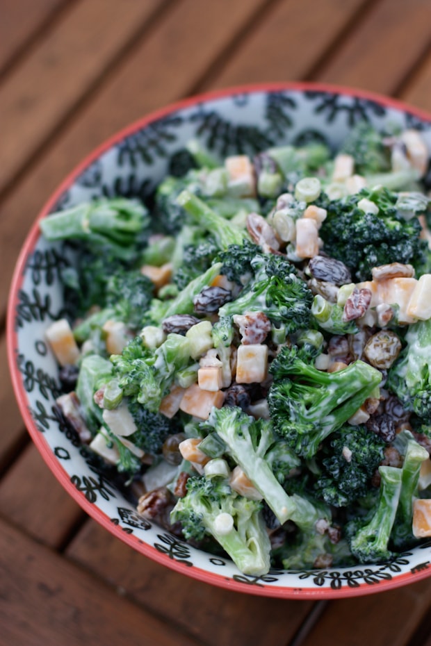 Lightened Up Broccoli Salad