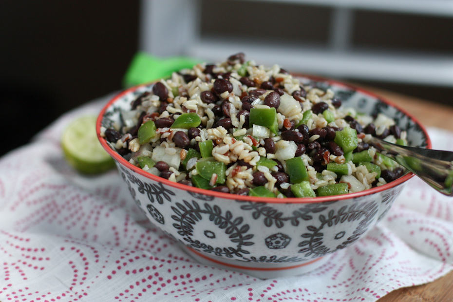 Black Bean and Rice Salad | Aggie's Kitchen