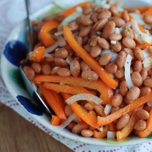 Pinto Bean and Pepper Salad | Aggie's Kitchen