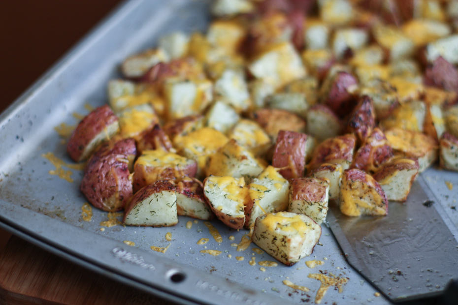 Roasted Red Potatoes with Dill and Cheddar Aggie's Kitchen