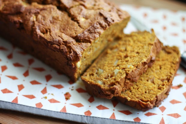 This Apple Pumpkin Bread recipe brings together the best of fall by using the flavors of pumpkin, apples and cinnamon. Your family will love this autumn inspired treat!