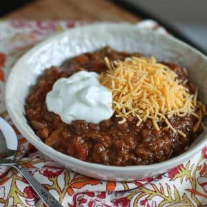 Slow Cooker Lentil and Quinoa Chili | Aggie's Kitchen