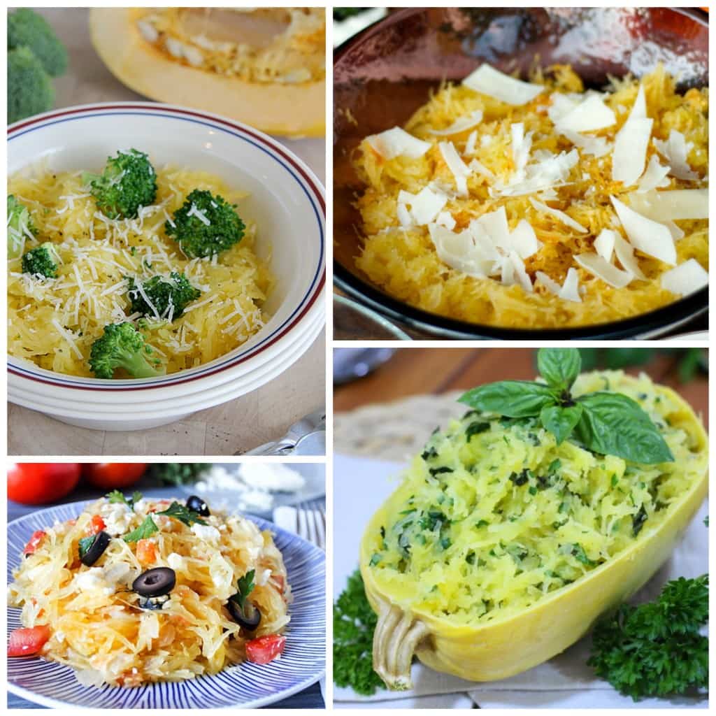 50 Ways To Cook Spaghetti Squash! So many delicious recipes, great for anyone trying to incorporate this delicious vegetable into their diet.