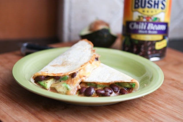 Black Chili Bean and Avocado Quesadilla | Aggie's Kitchen 